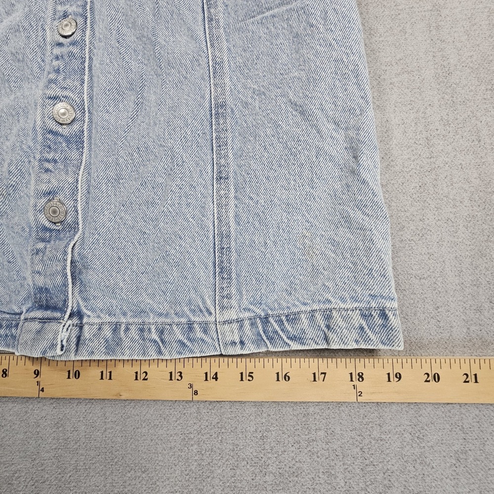 Levi's Womens‎ Light Blue Denim Dress Button Down Pockets Sleeveless Size Small - Picture 13 of 16